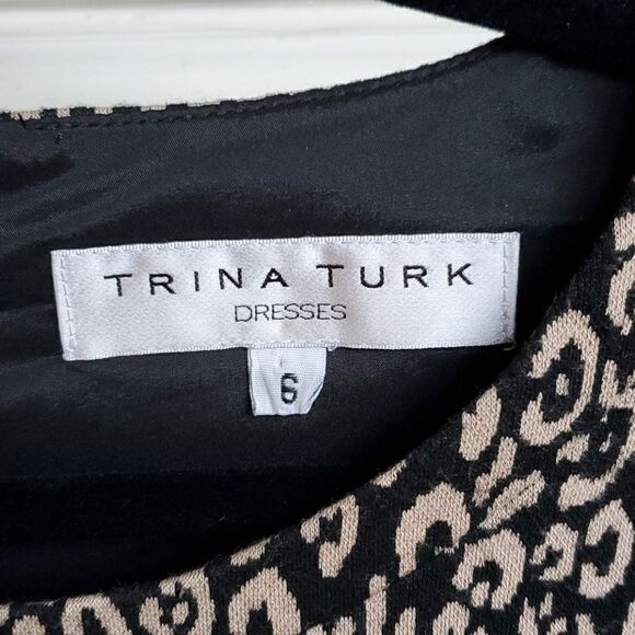 TRINA TURK Animal Print Dress - Size 6‎ - Picture 3 of 5